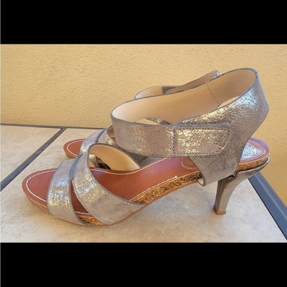 Vince Camuto Metallic Sandals - Picture 3 of 3